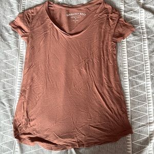 Dusty Orange Polyester Tee
